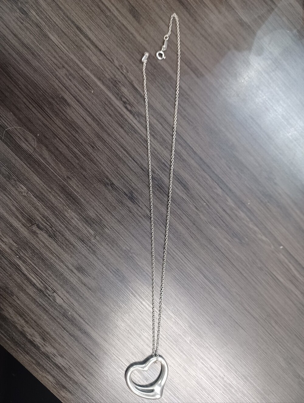 Tiffany & Co. Silver Fine Link Chain Necklace